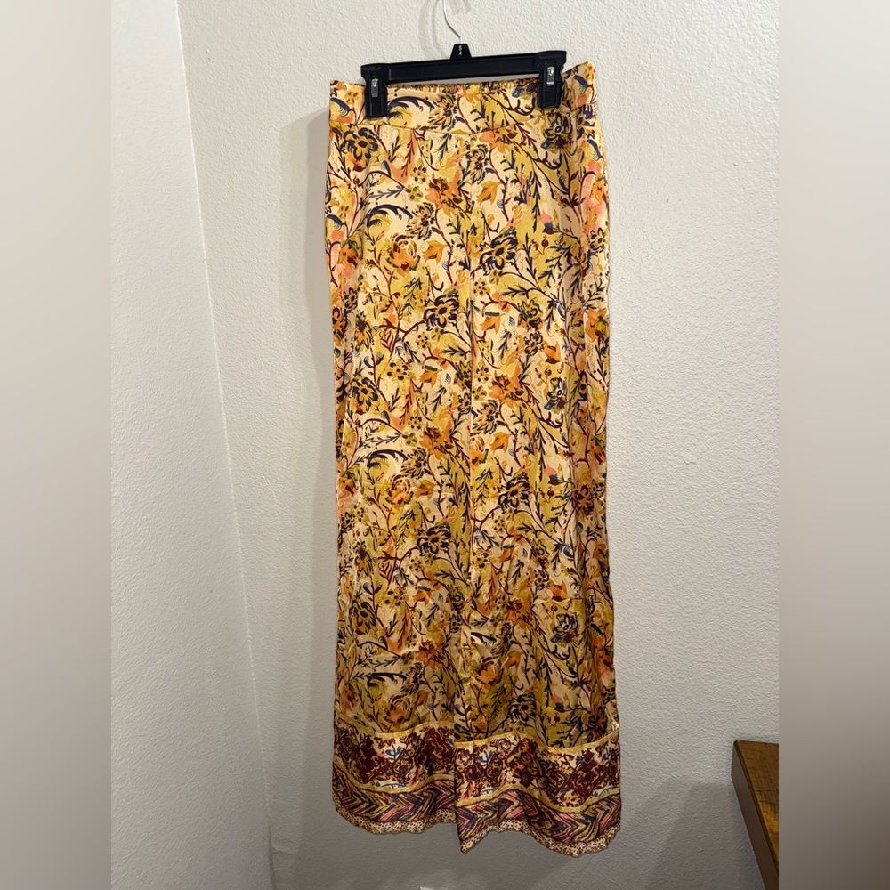Rachel Zoe Floral Boho Multi-Print Wide-leg Pants- Size XS